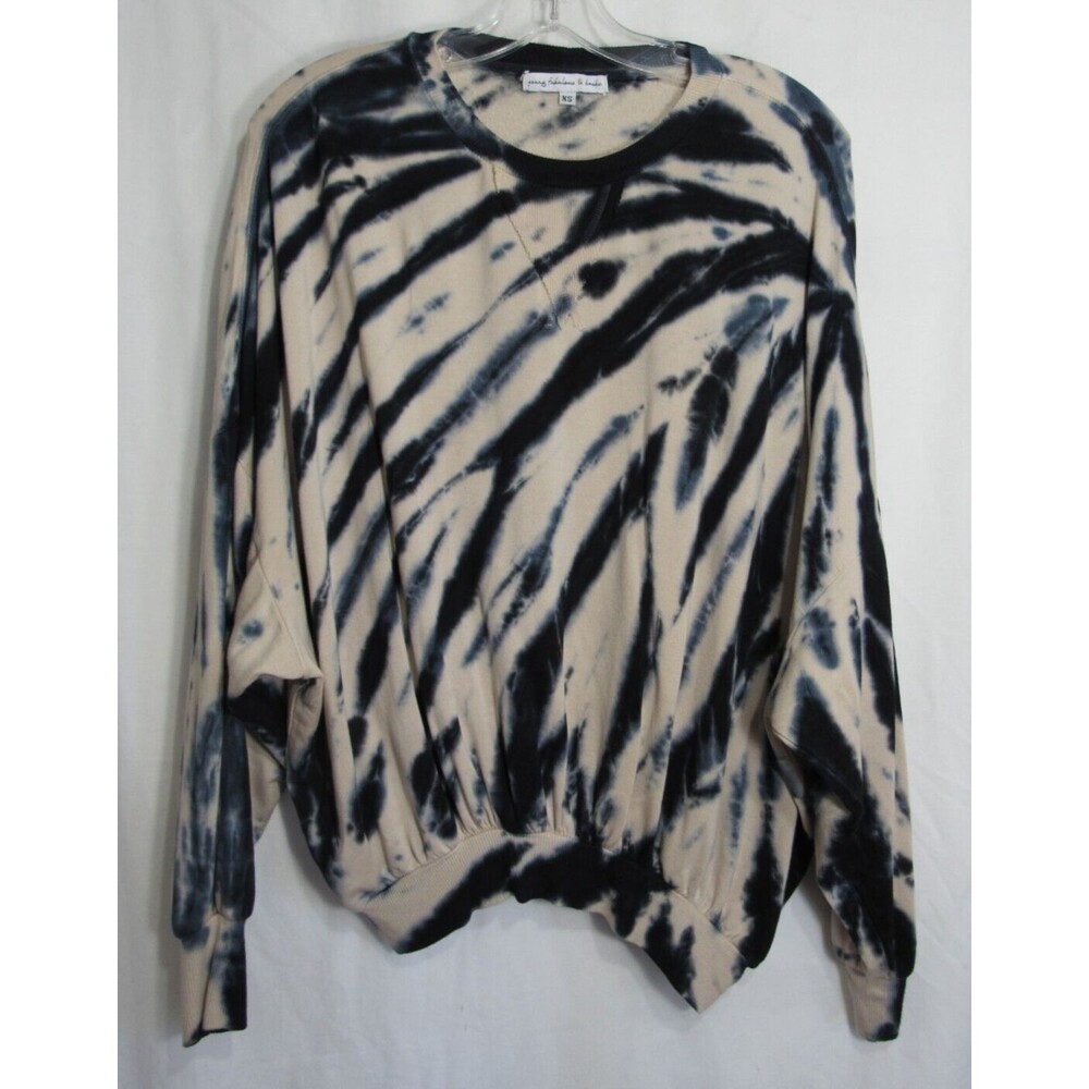 Young Fabulous & Broke Tie-Dyed Long Sleeve Sweatshirt Size XS EUC